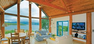 Brightwater Lodge's elevated position offers guests privacy and stunning views
