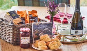 Welcome goodies at Brightwater Lodge