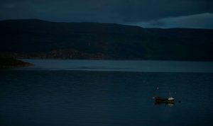 View from Brightwater Lodge at Dusk