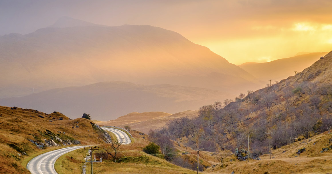 Magnificent Morning - Road to Ardnamurchan, Glen Tarbert, Ardgou